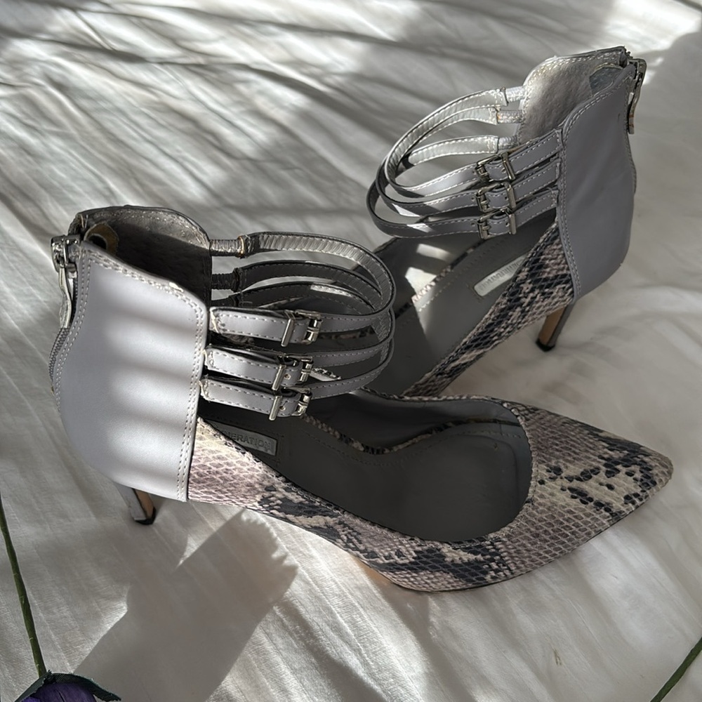 BCBGeneration Snake Print Heels - Picture 10 of 12